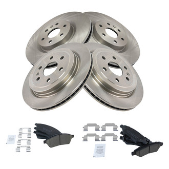 TRQ® - Disc Brake Kit with Ceramic Pads