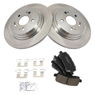 TRQ® - Rear Disc Brake Kit with Ceramic Pads
