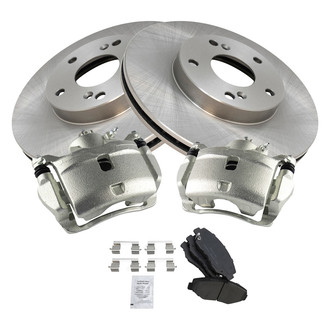 TRQ® - Disc Brake Kit with Ceramic Pads and Calipers