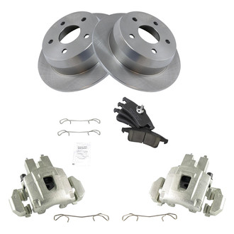 TRQ® - Rear Disc Brake Kit with Ceramic Pads and Calipers