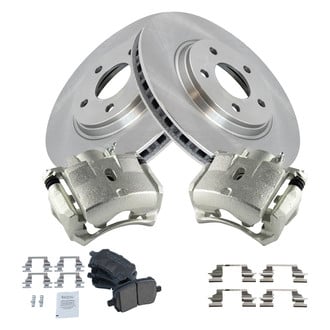 TRQ® - Front Disc Brake Kit with Ceramic Pads and Calipers