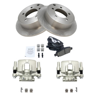 TRQ® - Disc Brake Kit with Ceramic Pads and Calipers