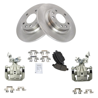 TRQ® - Rear Disc Brake Kit with Ceramic Pads and Calipers