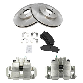 TRQ® - Disc Brake Kit with Ceramic Pads and Calipers