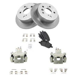 TRQ® - Rear Disc Brake Kit with Ceramic Pads and Calipers