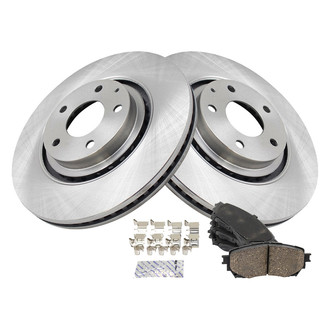 TRQ® - Front Disc Brake Kit with Ceramic Pads