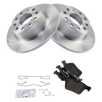 TRQ® - Rear Disc Brake Kit with Ceramic Pads