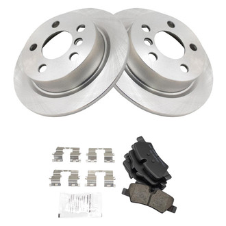 TRQ® - Rear Disc Brake Kit with Ceramic Pads