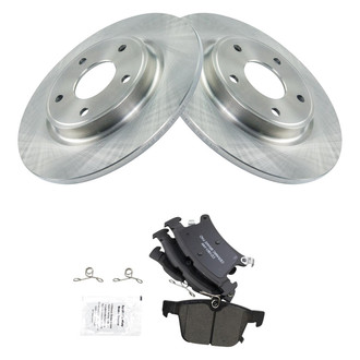 TRQ® - Rear Disc Brake Kit with Ceramic Pads