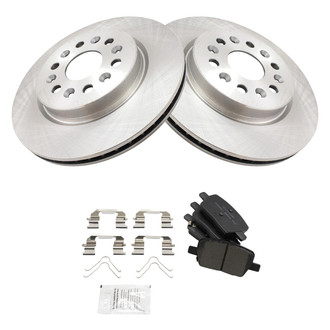 TRQ® - Rear Disc Brake Kit with Ceramic Pads