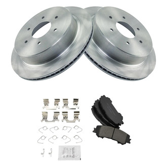 TRQ® - Rear Disc Brake Kit with Ceramic Pads