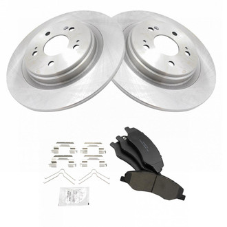 TRQ® - Rear Disc Brake Kit with Ceramic Pads