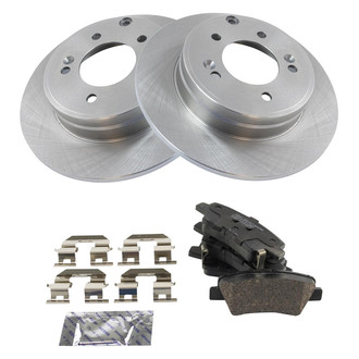 TRQ® - Rear Disc Brake Kit with Ceramic Pads