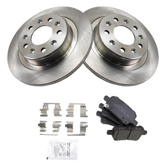 TRQ® - Rear Disc Brake Kit with Ceramic Pads