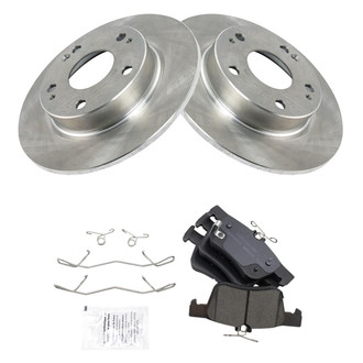 TRQ® - Rear Disc Brake Kit with Ceramic Pads