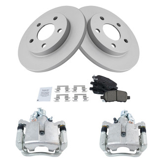 TRQ® - Rear Disc Brake Kit with Ceramic Pads and Calipers