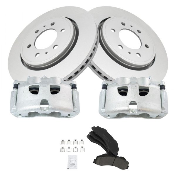 TRQ® - Front Disc Brake Kit with Ceramic Pads and Calipers