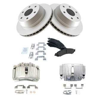 TRQ® - Rear Disc Brake Kit with Ceramic Pads and Calipers