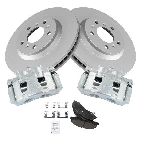 TRQ® - Front Disc Brake Kit with Ceramic Pads and Calipers