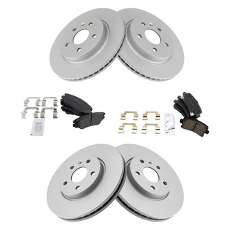 TRQ® - Disc Brake Kit with Ceramic Pads