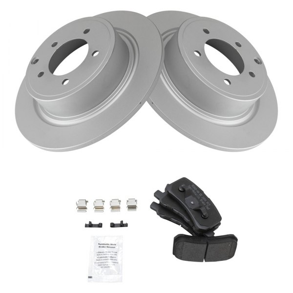 TRQ® - Rear Disc Brake Kit with Semi-Metallic Pads