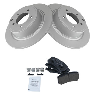 TRQ® - Rear Disc Brake Kit with Ceramic Pads
