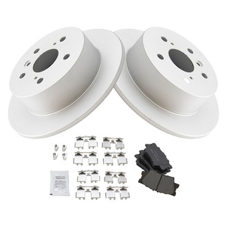 TRQ® - Rear Disc Brake Kit with Ceramic Pads