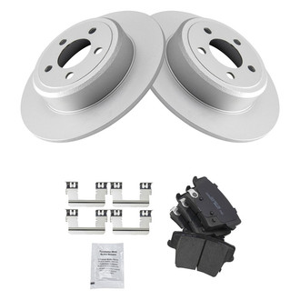 TRQ® - Rear Disc Brake Kit with Ceramic Pads