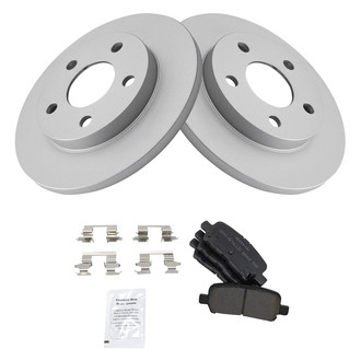 TRQ® - Rear Disc Brake Kit with Semi-Metallic Pads