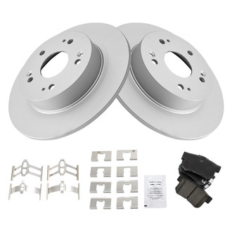 TRQ® - Rear Disc Brake Kit with Ceramic Pads