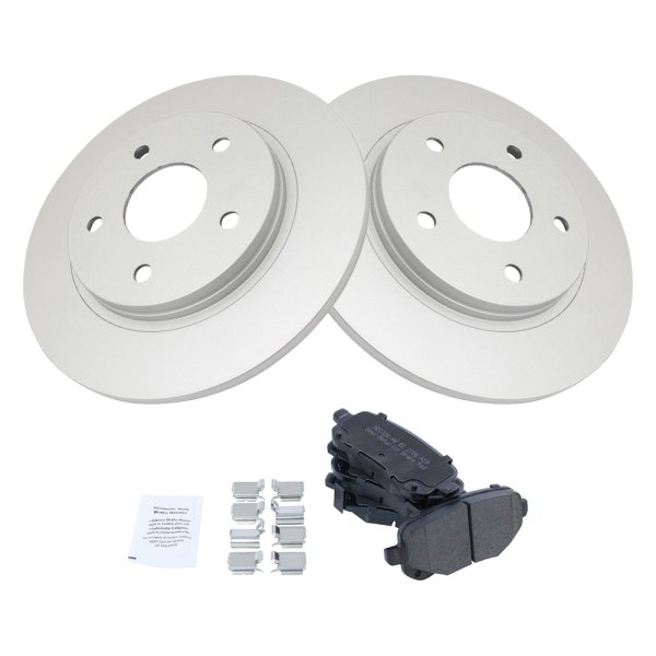 TRQ® - Rear Disc Brake Kit with Semi-Metallic Pads