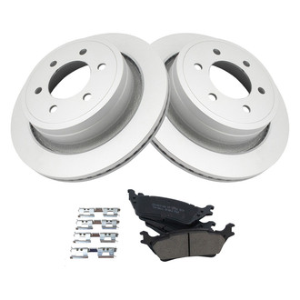 TRQ® - Rear Disc Brake Kit with Ceramic Pads