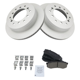 TRQ® - Rear Disc Brake Kit with Ceramic Pads