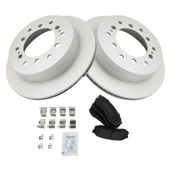 TRQ® - Rear Disc Brake Kit with Semi-Metallic Pads