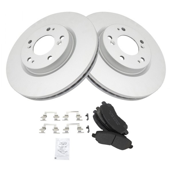 TRQ® - Front Disc Brake Kit with Semi-Metallic Pads