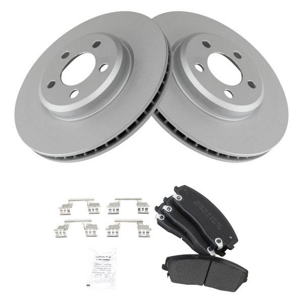 TRQ® - Front Disc Brake Kit with Semi-Metallic Pads