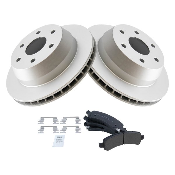 TRQ® - Rear Disc Brake Kit with Semi-Metallic Pads