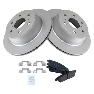 TRQ® - Rear Disc Brake Kit with Ceramic Pads