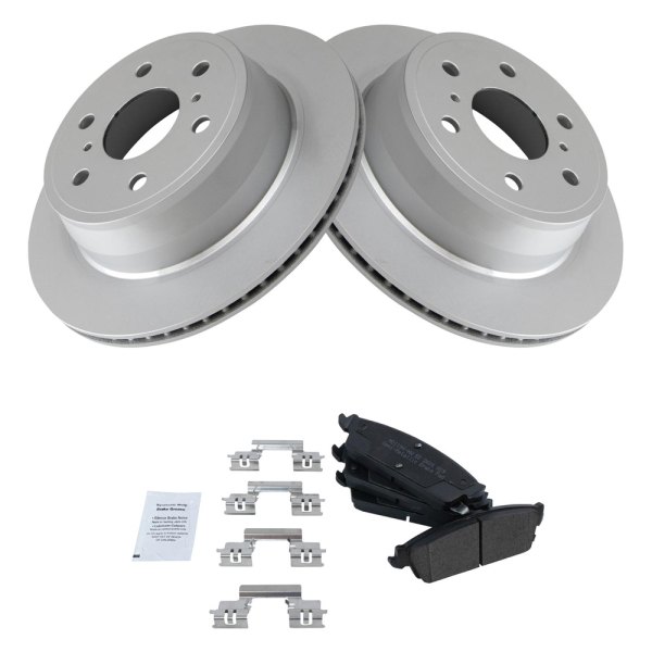 TRQ® - Rear Disc Brake Kit with Semi-Metallic Pads