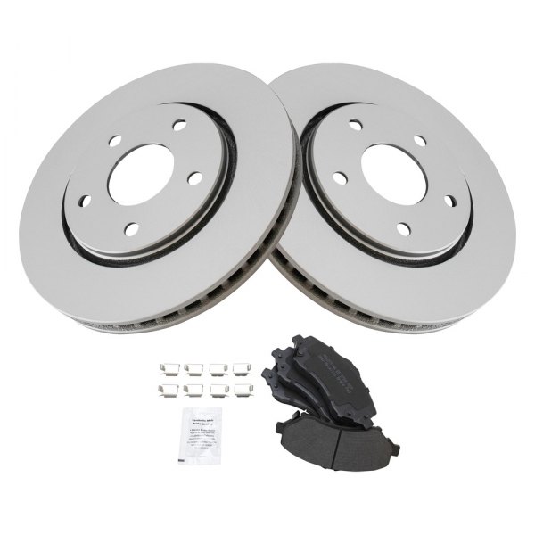 TRQ® - Front Disc Brake Kit with Semi-Metallic Pads