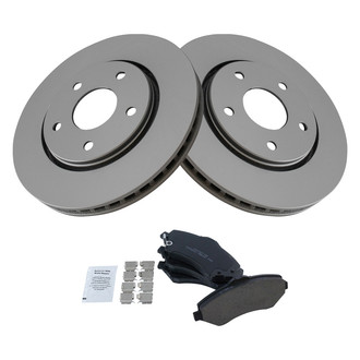 TRQ® - Front Disc Brake Kit with Ceramic Pads