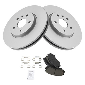 TRQ® - Front Disc Brake Kit with Ceramic Pads