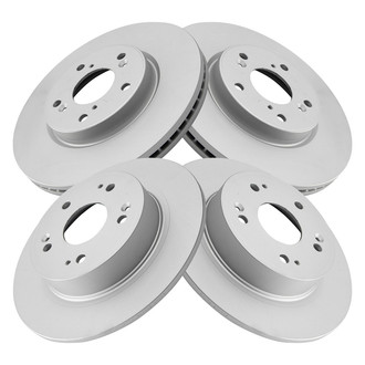 TRQ® - Plain Vented Front Disc Brake Rotors