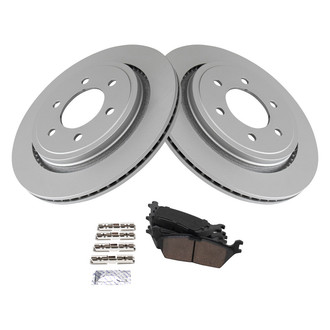 TRQ® - Rear Disc Brake Kit with Ceramic Pads