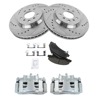 TRQ® - Performance Ceramic Brake Kit with Calipers