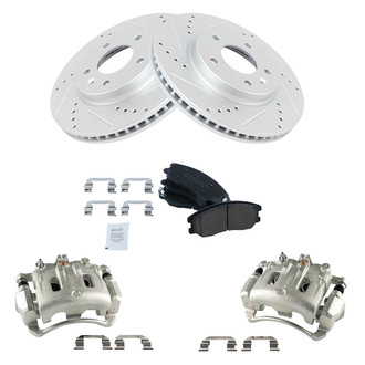 TRQ® - Performance Ceramic Brake Kit with Calipers
