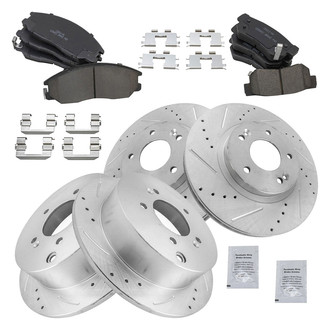 TRQ® - Performance Ceramic Brake Kit