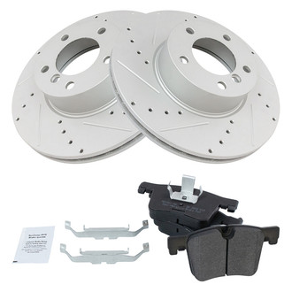 TRQ® - Performance Semi-Metallic Brake Kit