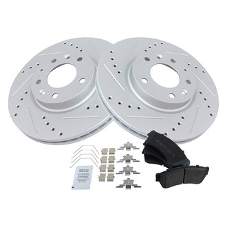 TRQ® - Performance Semi-Metallic Brake Kit