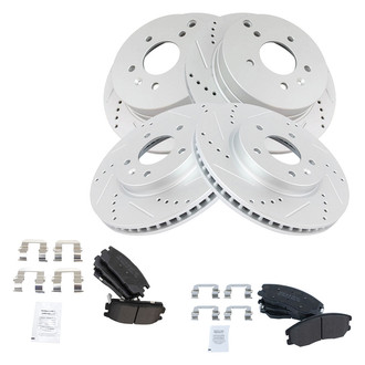 TRQ® - Performance Semi-Metallic Brake Kit